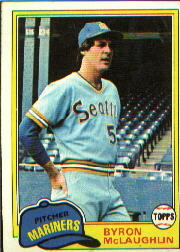 1981 Topps Baseball Cards      344     Byron McLaughlin